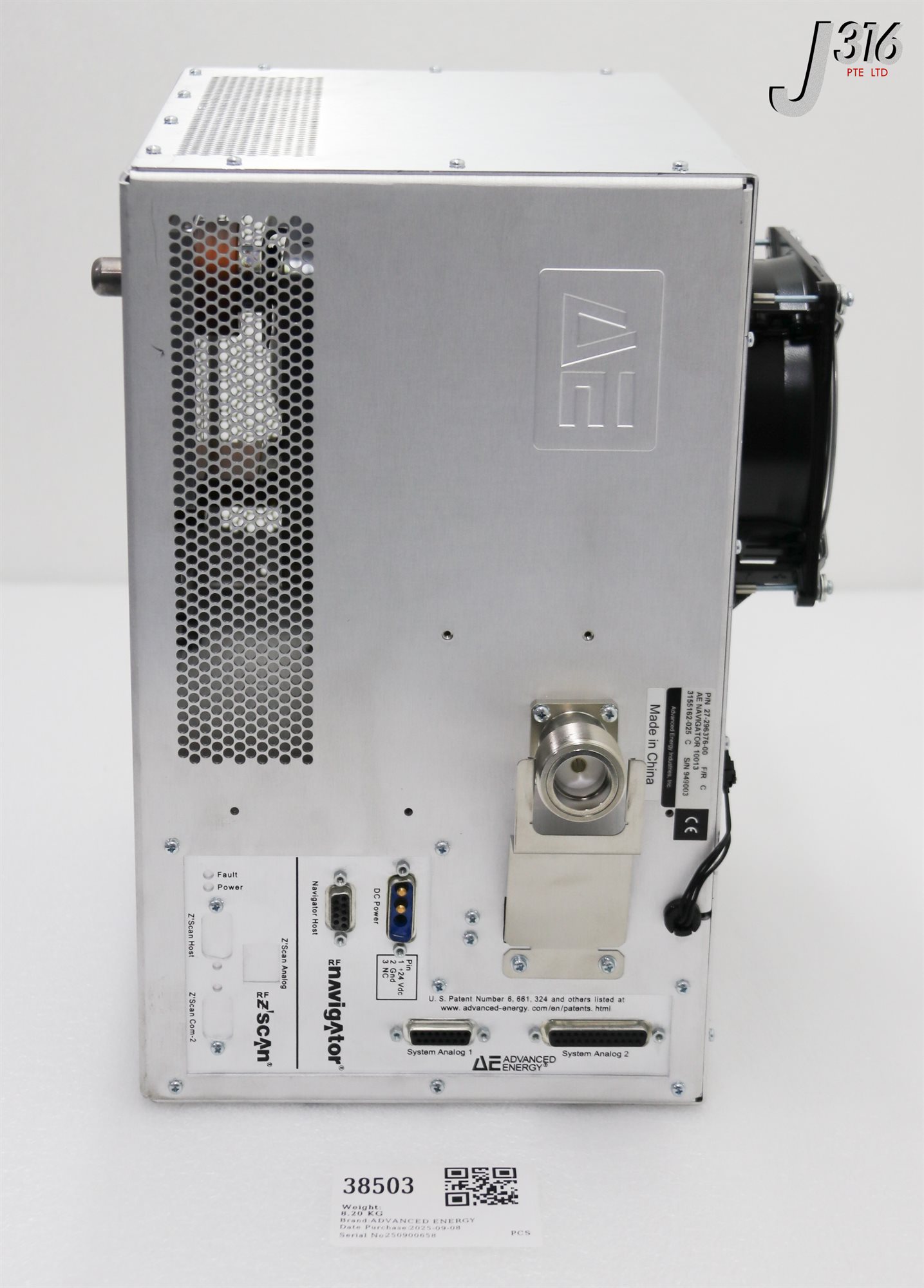 38503 ADVANCED ENERGY RF MATCH,NAVIGATOR 10013, P/N: 27-296376-00